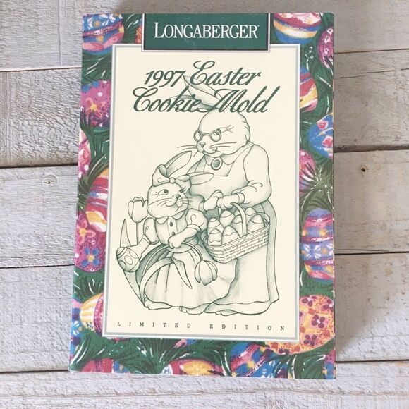 Longaberger Bunny Easter Series Cookie Molds 2 - Picture 3 of 8